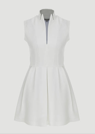 İKONİK KOLSUZ DERİN V ELBİSE MYBESTFRIENDS MBF Collection