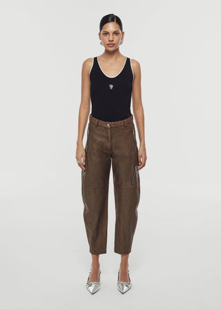 PAULA DERİ PANTOLON MYBESTFRIENDS MBF Collection