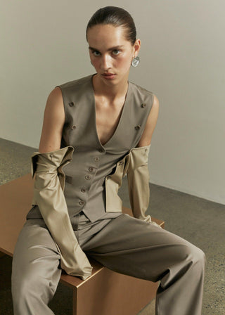 GIA GÖMLEKLİ YELEK MYBESTFRIENDS MBF Collection