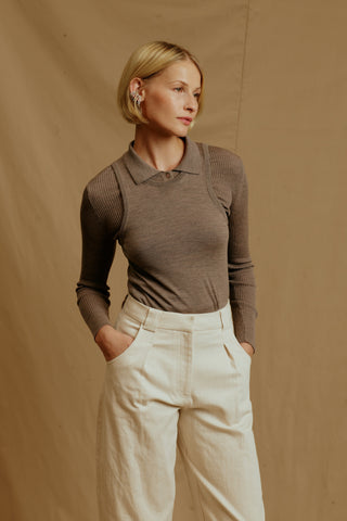 ELENA POLO NECK SWEATER