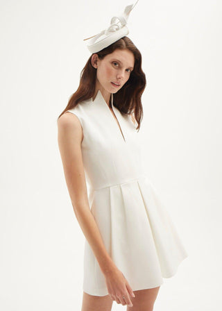 İKONİK KOLSUZ DERİN V ELBİSE MYBESTFRIENDS MBF Collection