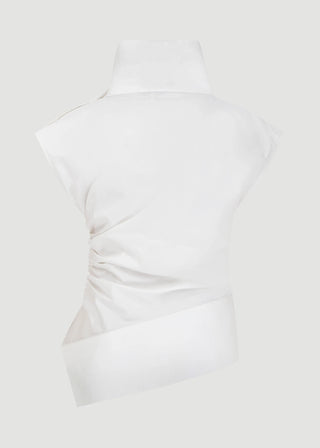 DRAPELİ KOLSUZ BLUZ MYBESTFRIENDS MBF Collection